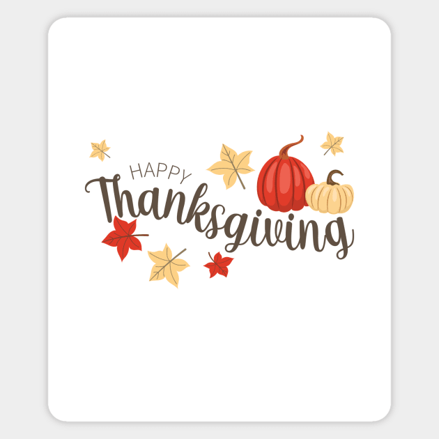 Happy Thanksgiving Sticker by SWON Design